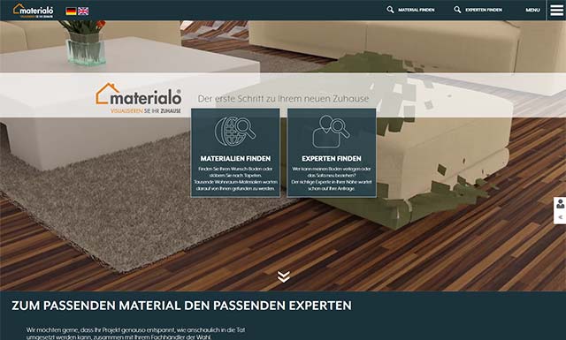 Responsive CMS Website materialo